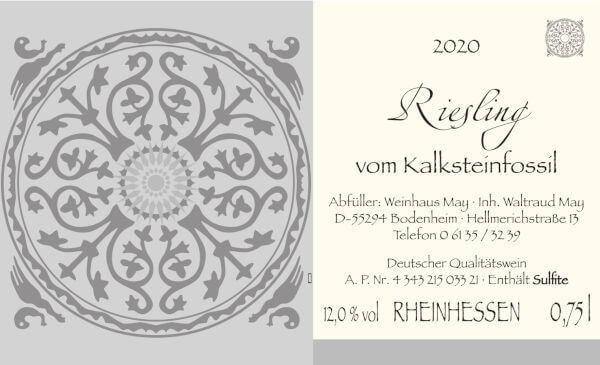 Riesling vom Kalksteinfossil 2021