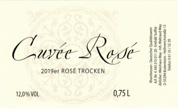 Weinhaus May Cuvee Rosé - trocken 2019