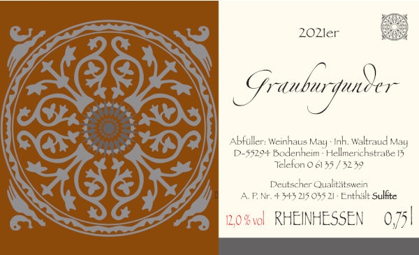 Weinhaus May Grauburgunder 2019